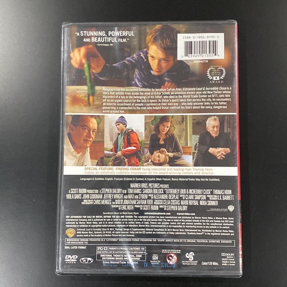 NEW: Extremely Loud & Incredibly Close - DVD - Picture 2 of 3